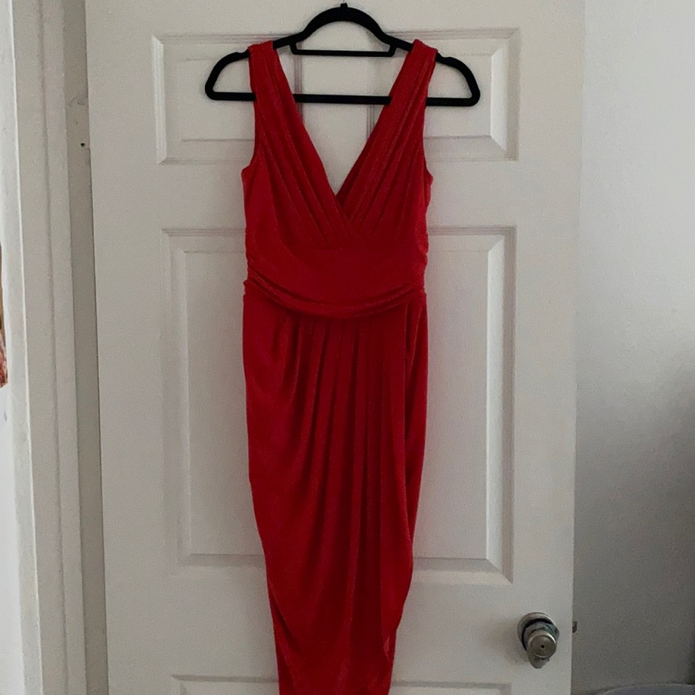 MAGGY LONDON RED DRESS